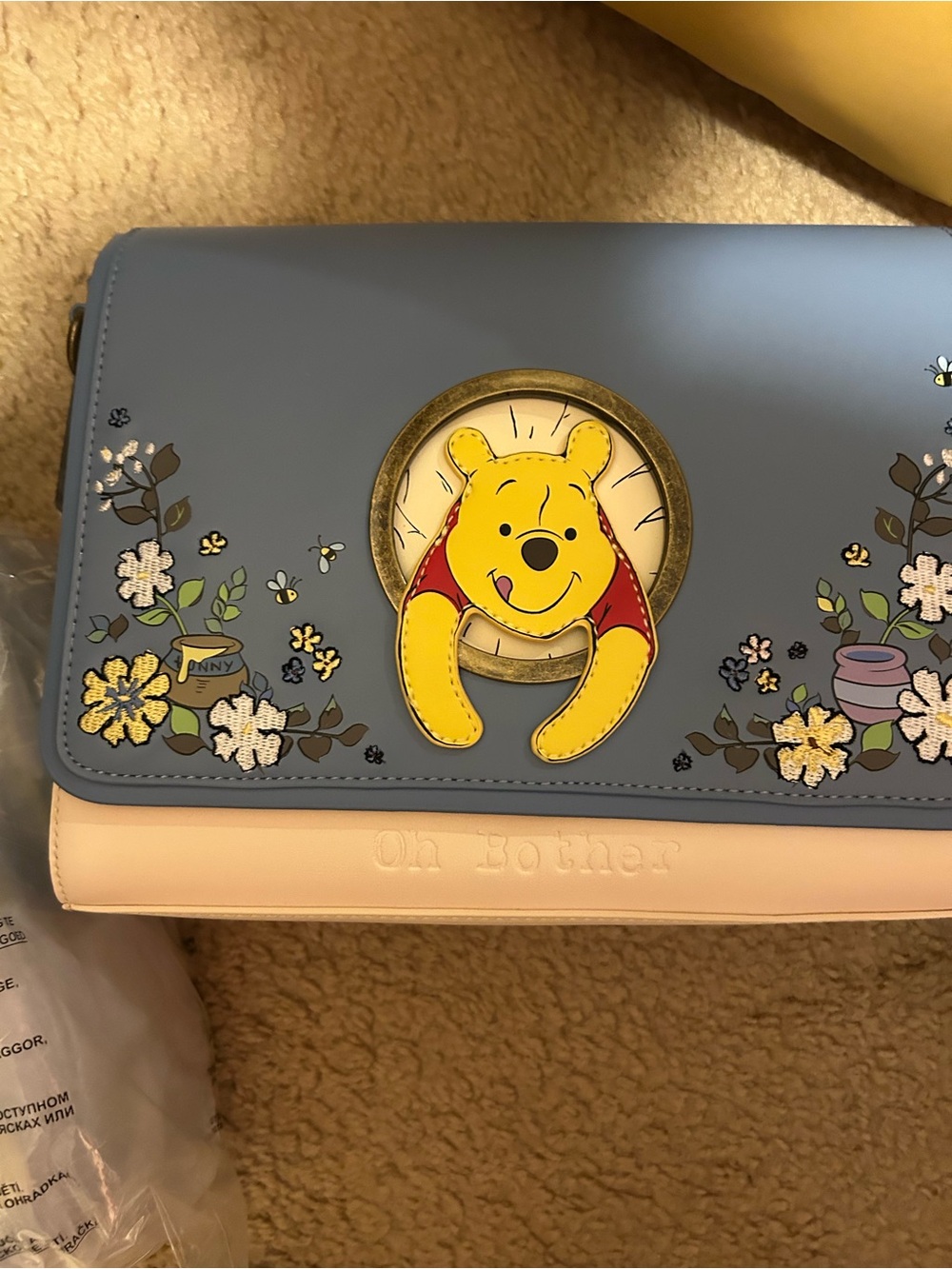 Loungefly Disney Winnie The Pooh 95th Anniversary Crossbody Bag Purse NEW HTF